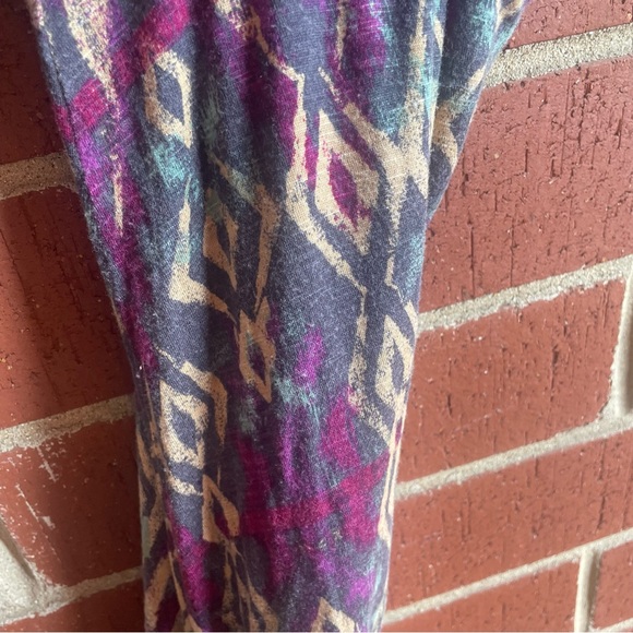 Free People Sashaying Slub Skirt in Slate Combo Size - Picture 9 of 11